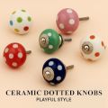 Ceramic dotted knob