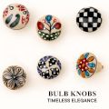 Ceramic bulb shape knob