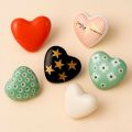 Ceramic Heart Knobs