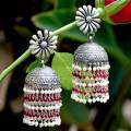 Silver Jhumka
