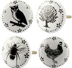 Ceramic Kids Room Knobs (Pattern)
