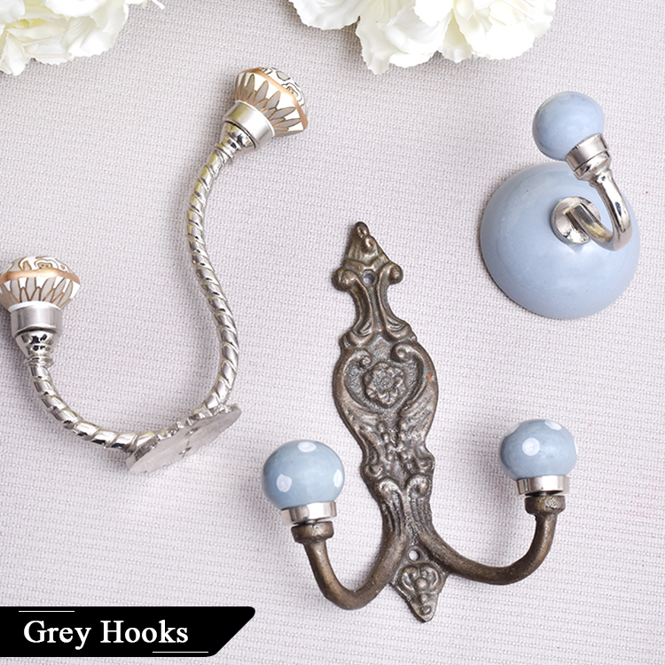 Grey Wall Hooks