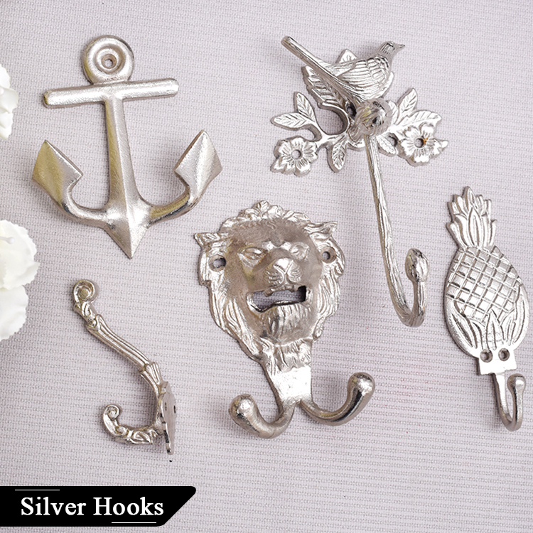 Silver Wall Hooks