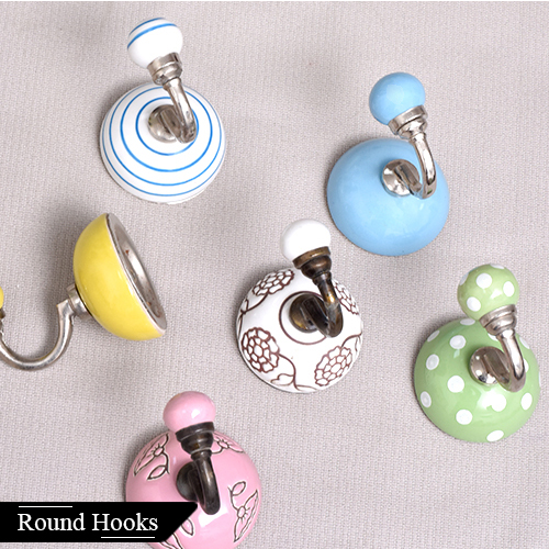 Ceramic Round Hooks