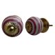 Maroon Swirl Knob, Small
