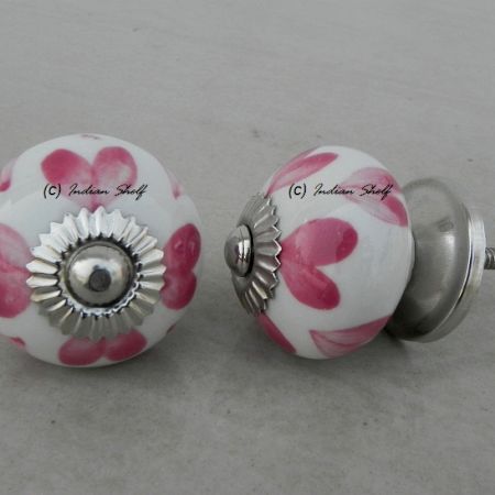 Pink Heart Knob