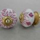 Pink Leaf Knob