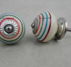 Mixed Striped knob