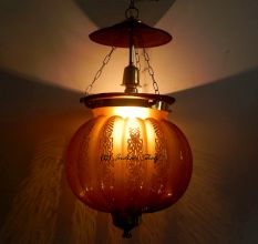 Light Amber Melon Lamp