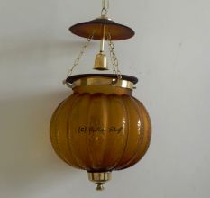 Light Amber Melon Lamp