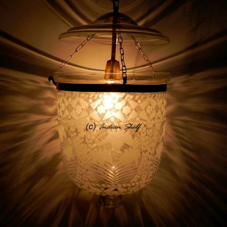 Clear Flower Medium Lamp