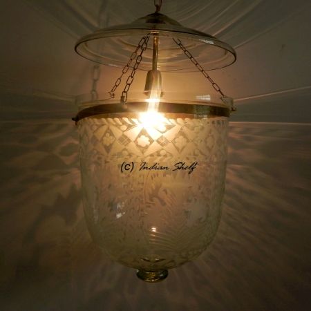 Clear Flower Big Lamp