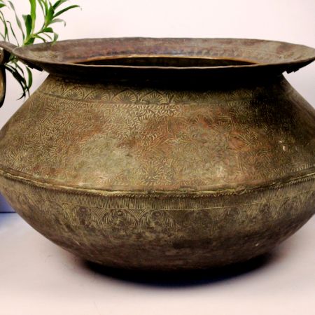 Bronze Planter-19.75 X 32 Inches