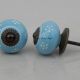 Turquoise Floral Knob