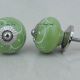 Pea Green Flower Knob