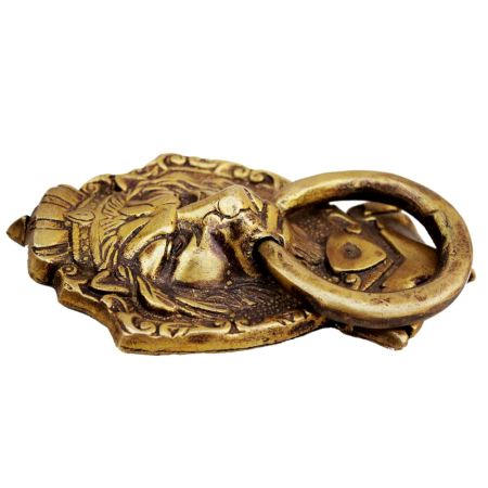 Lion Golden Door Knocker