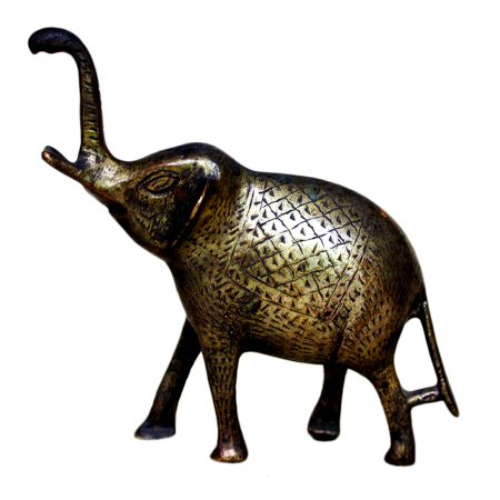 Brass Elephant Ht-5.1 Inches