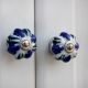 Navy Blue Medium Drawer Knob