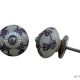Purple Tiny Floral Drawer Knob