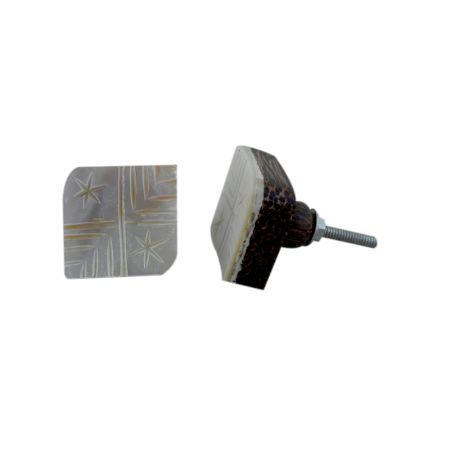 Ivory Leaf Shell Knob