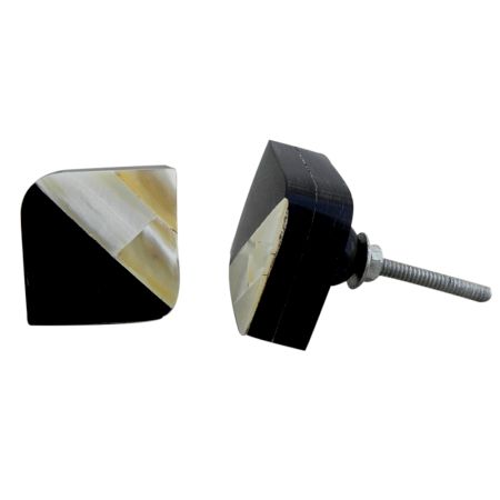 Ivory Horn & Shell Knob