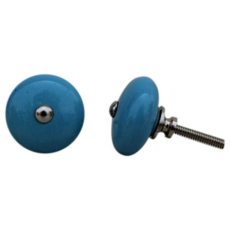 Turquoise Flat Knob