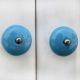 Turquoise Flat Knob