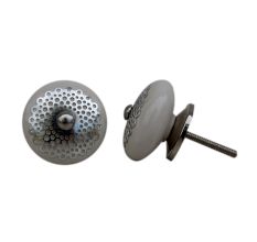 Cream Strewn Flat Knob-02