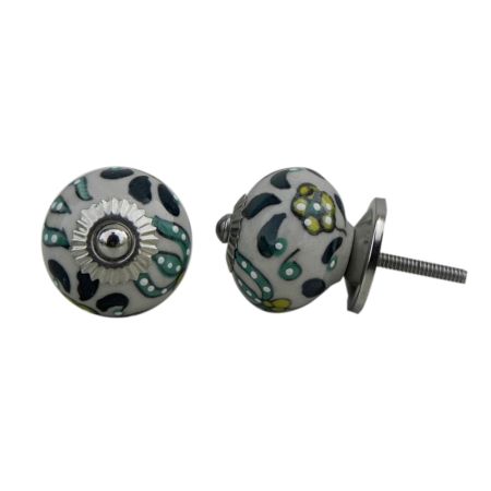 Yellow Flower Knob (1)