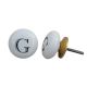 G Alphabet Ceramic Dresser Knob