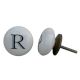 R Alphabet Ceramic Wardrobe Knob