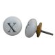 X  Alphabet Ceramic Cabinet Knob