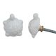 White Tortoise Ceramic Knob