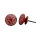 Pastel Red Etched Knob