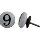 Number Ceramic Knob -9