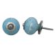 Turquoise Flower Knob (1)