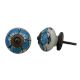 Turquoise Flower Knob (1)