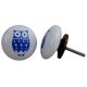 Blue Owl Flat Kids Ceramic Knob