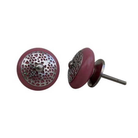 Pink Strewn Flat Knob-01