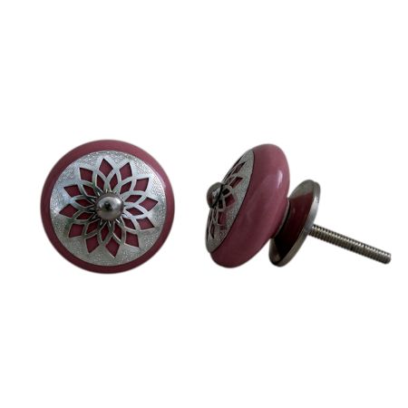 Pink Strewn Flat Knob-06