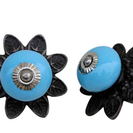 Sky Blue Portia Knob