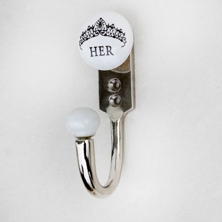 Her Ceramic Flat Hooks