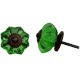 Green Glass Knob, Small