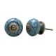 Blue Border Knob