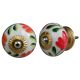 Red Flower Knob