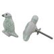Green Feather Bird Knob