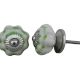 Cream Green Medium Knob