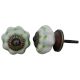 Cream Green Medium Knob