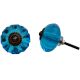 Turquoise Melon Glass Knob (1)