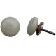 Cream Flat Knob